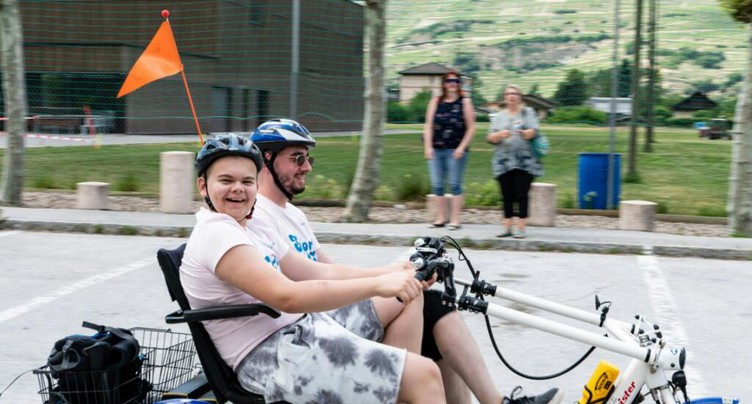 Valais: Triathlon mêlant élèves valides et en situation de handicap