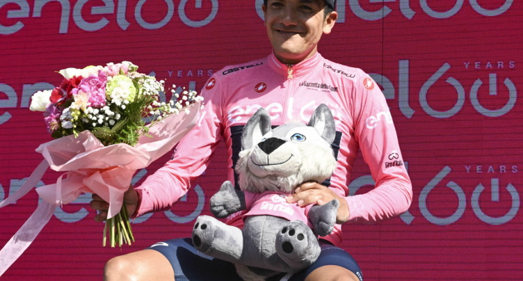 Ciccone gagne la 15e étape, Carapaz reste en rose