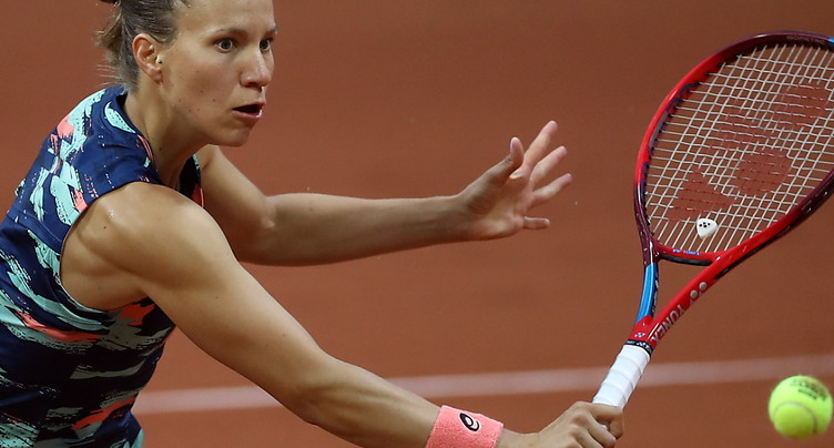 Viktorija Golubic sortie d'entrée à Roland-Garros