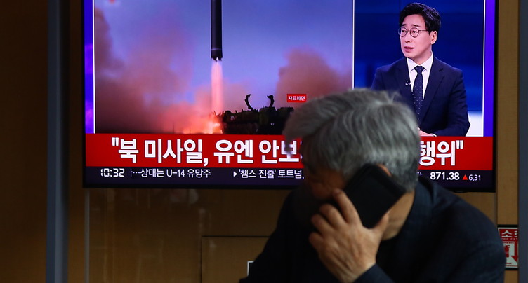 La Corée du Nord tire un missile intercontinental présumé