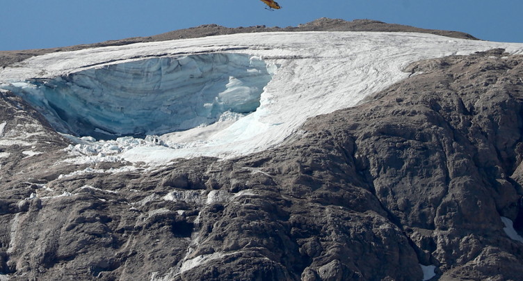 Chute de séracs: reprise des recherches sur le glacier de la Marmolada