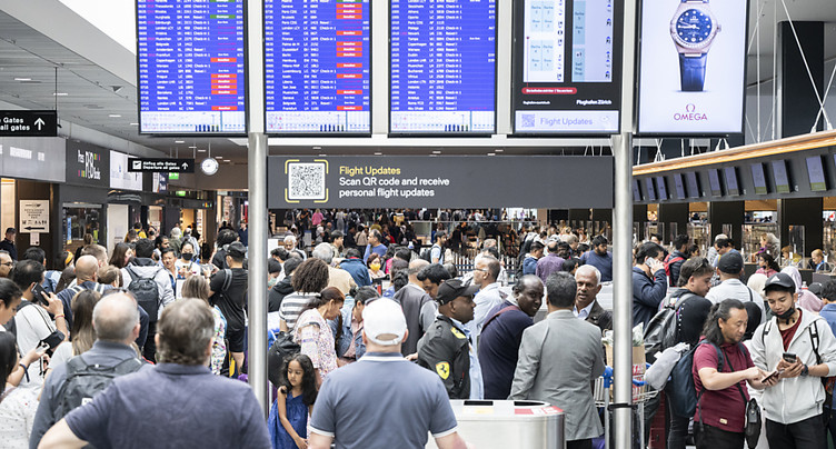 L'aéroport de Zurich prêt à gérer l'afflux de voyageurs