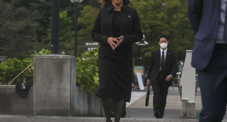 La vice-présidente américaine Kamala Harris arrive en Corée du Sud