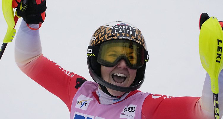 Wendy Holdener remporte enfin un slalom de Coupe du monde