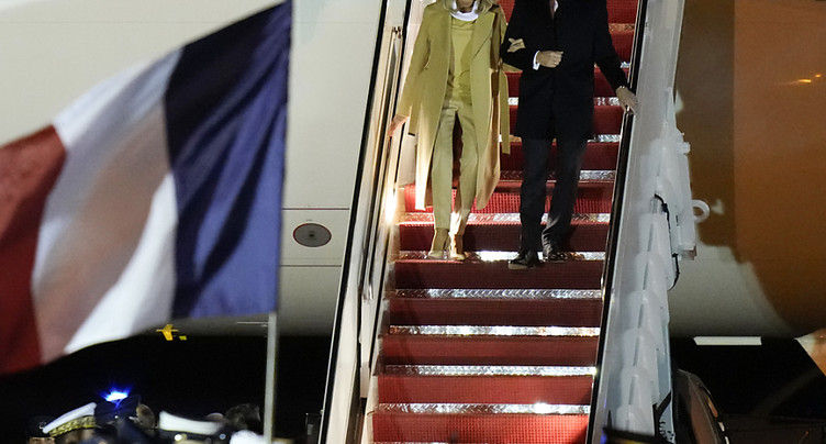 Macron est arrivé aux Etats-Unis pour une visite de trois jours