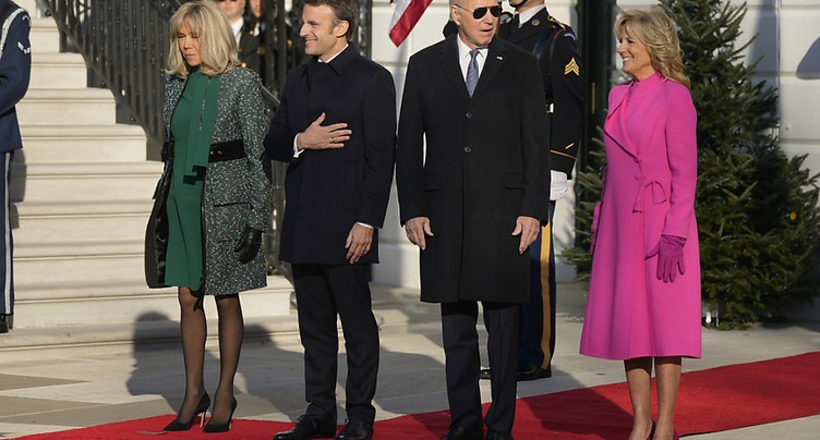 Biden et Macron affichent la solidité de leur alliance