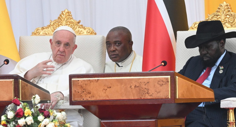 Le pape en mission pour la paix au Soudan du Sud