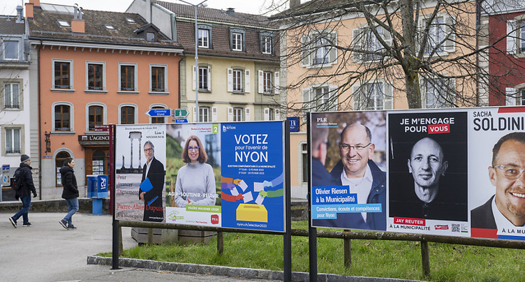 Nyon: ballotage général - Valérie Mausner en tête du 1er tour