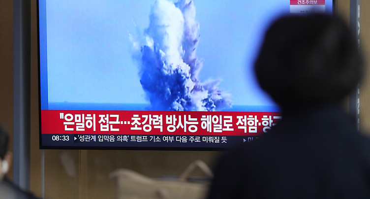 Pyongyang dit avoir testé un « drone » sous-marin d'attaque nucléaire