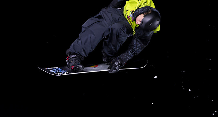 Moritz Boll 9e en slopestyle à Silvaplana
