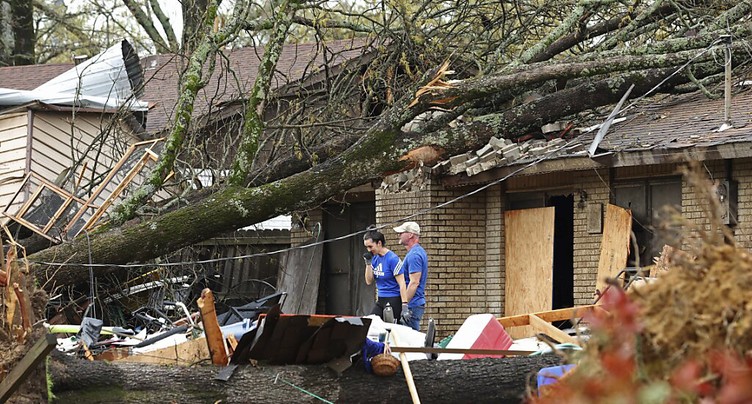 Une violente tornade frappe l'Arkansas, dans le sud
