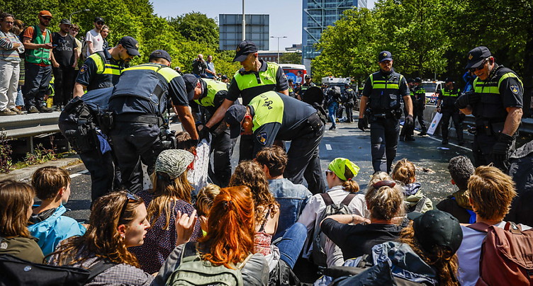 Manifestation pour le climat aux Pays-Bas: plus de 1500 interpellés