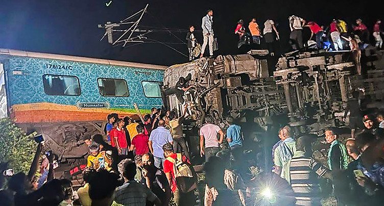 Au moins 132 blessés dans un accident de train en Inde