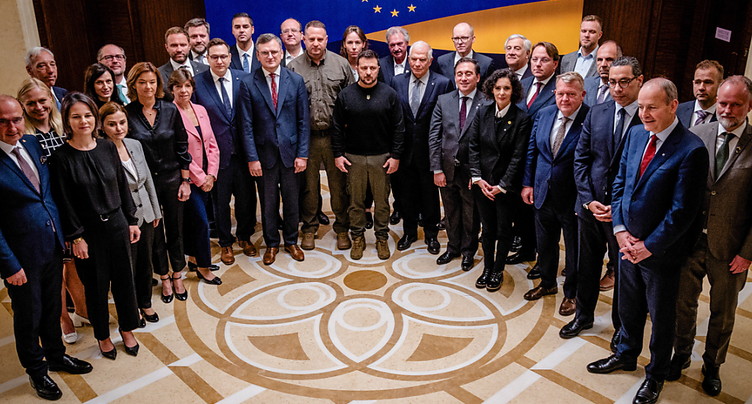 Réunion « historique » des ministres européens à Kiev pour l'Ukraine
