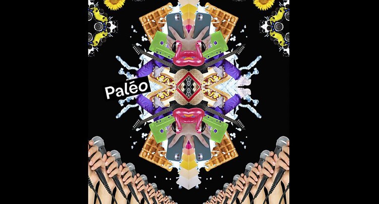 Une affiche en forme de kaléidoscope pour le Paléo 2024