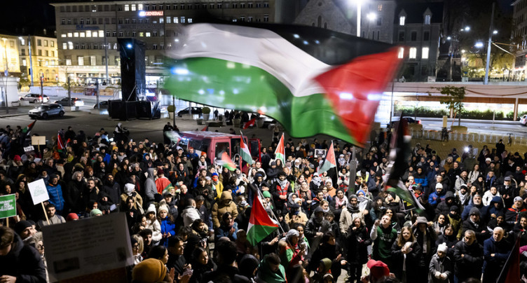 Lausanne: 600 personnes en solidarité avec le peuple palestinien