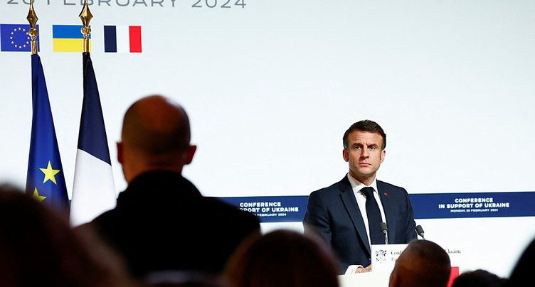 L'envoi de troupes occidentales ne peut « être exclu », dit Macron