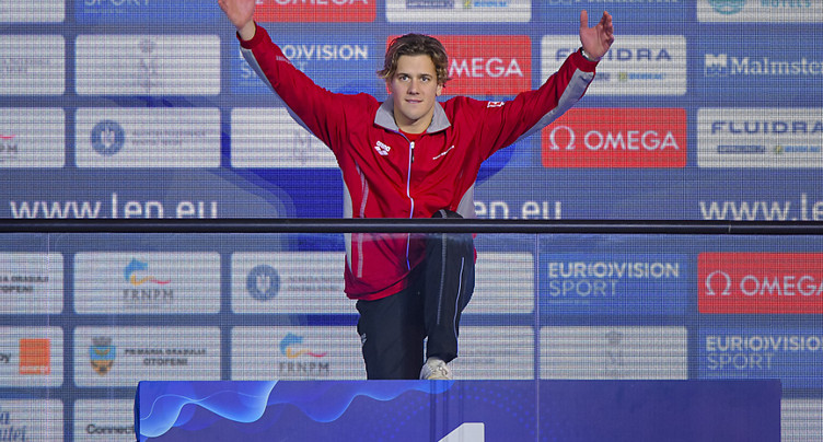 Noè Ponti désigné nageur européen de l'année