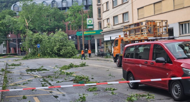 Neuchâtel balayé par une rafale à 140 km/h