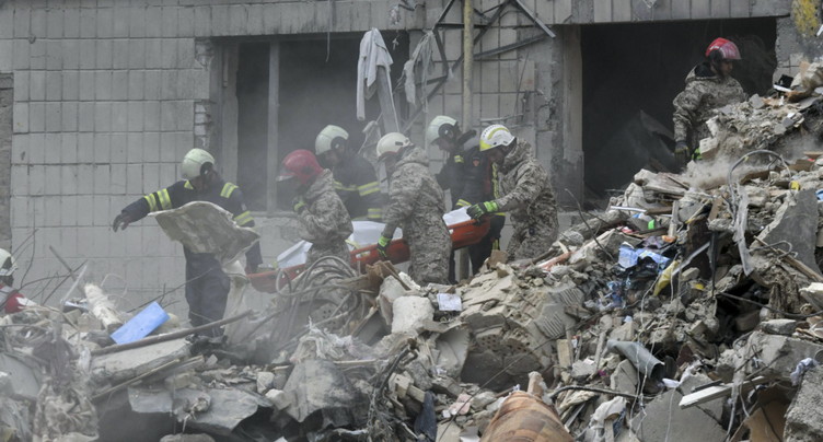Le bilan des frappes sur Kiev s'alourdit à 21 morts