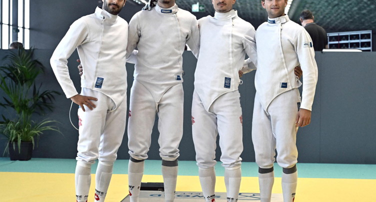 Pas de médaille pour les Suisses par équipe à l'épée