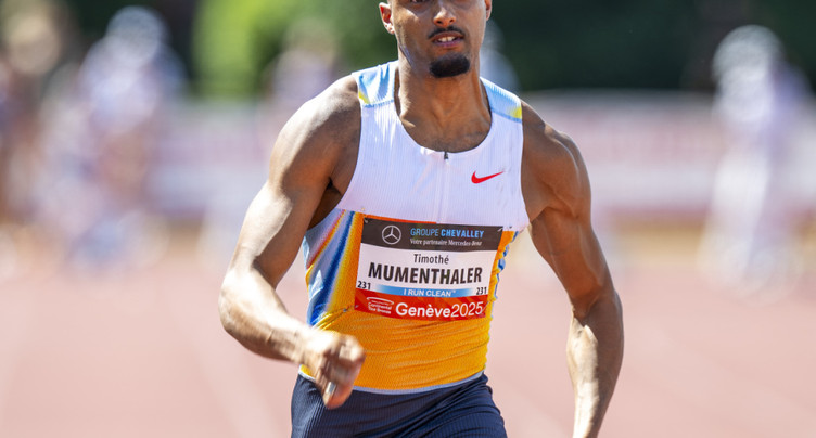 Mumenthaler fuse en 10''13 sur 100 m