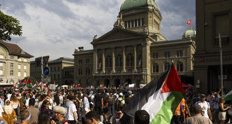 Berne: des milliers de manifestants en solidarité avec Gaza