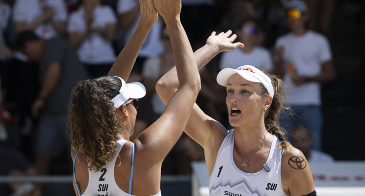 Gstaad: les soeurs Vergé-Dépré en quart de finale