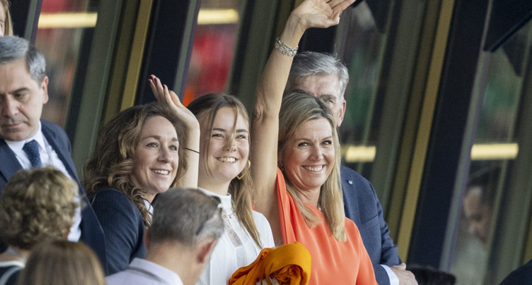 La reine des Pays-Bas applaudit « ses » joueuses à Lucerne