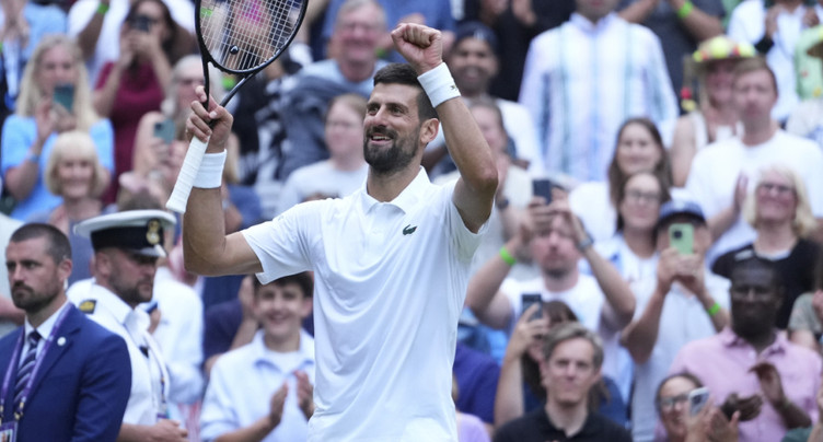 Novak Djokovic une fois de plus impérial
