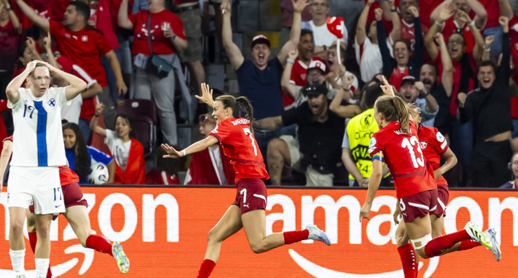 La Suisse se qualifie pour les quarts de finale de l'Euro