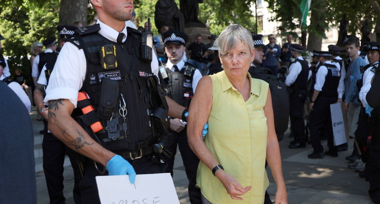 Arrestations à Londres de partisans du groupe Palestine Action