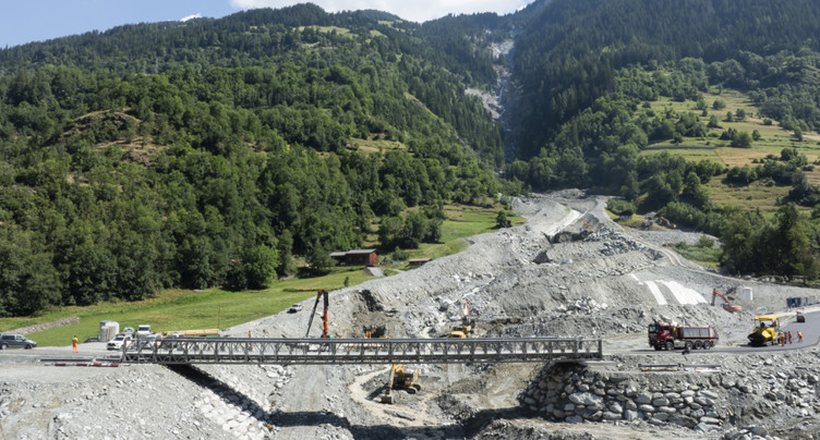 Lourtier (VS): le pont fusible du Fregnoley a été remis en état