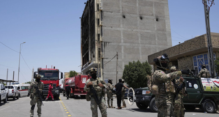 Irak: un incendie fait plus de 60 morts dans un centre commercial