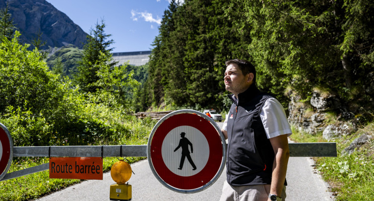 Grande Dixence (VS):  tourisme impacté par les éboulements