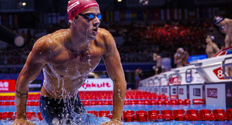 Ponti en finale du 100 pap' avec le meilleur temps