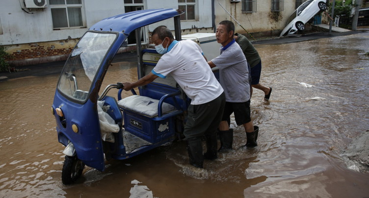 Pékin évacue 82'000 personnes avant des pluies torrentielles