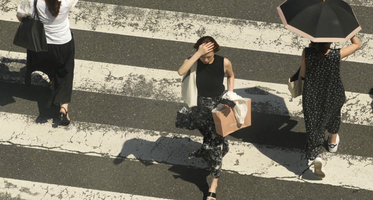 Le mercure monte à 41,8°C au Japon, une température record