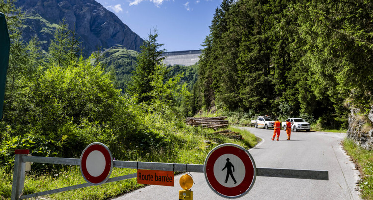 Le site de la Grande Dixence sera à nouveau accessible dès samedi