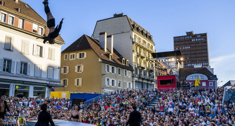 Début du festival de la Plage des Six Pompes à La Chaux-de-Fonds