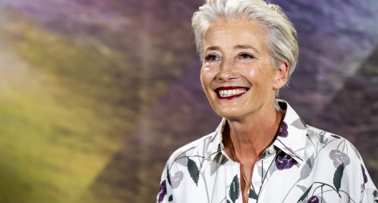 La star britannique Emma Thompson applaudie à Locarno