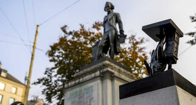 Petite statue de David de Pury arrachée: plainte pénale