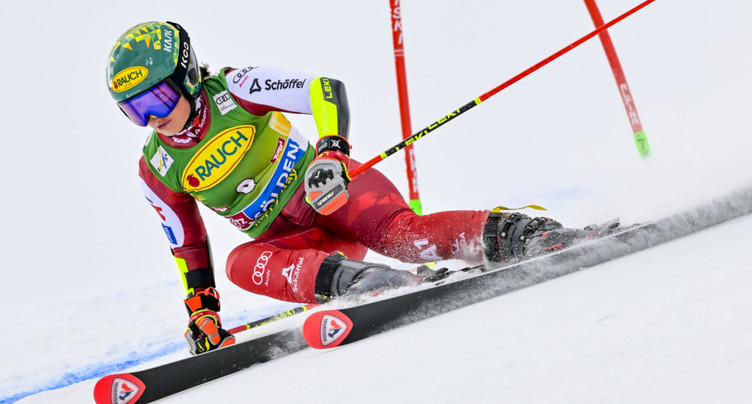 1re manche du géant: Gut-Behrami 5e, Scheib en démonstration