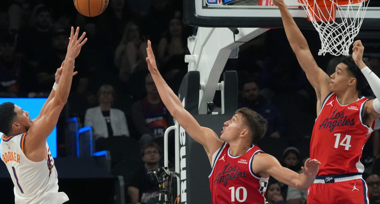 NBA: les Clippers de Niederhäuser s'inclinent en Arizona
