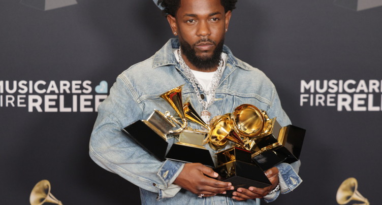 Le rappeur Kendrick Lamar de nouveau à l'honneur des Grammy Awards