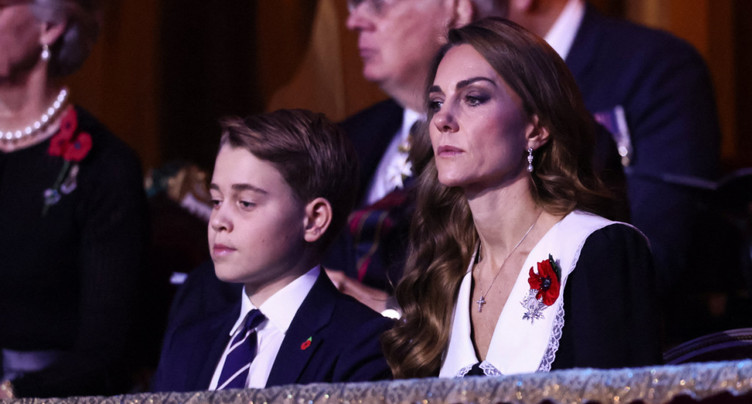 Royaume-Uni: le prince George à une soirée de commémoration