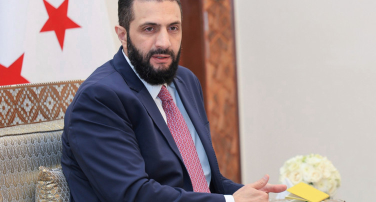 Le président syrien Ahmad al-Chareh arrive aux États-Unis