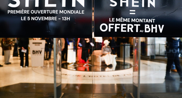 La boutique Shein à Paris a attiré « plus de 50'000 personnes »