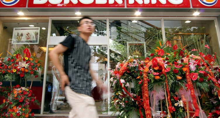 Burger King veut doubler de taille en Chine