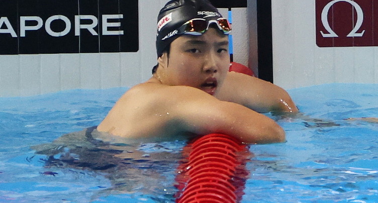 A 13 ans, la sensation Yu Zidi bat un record d'Asie